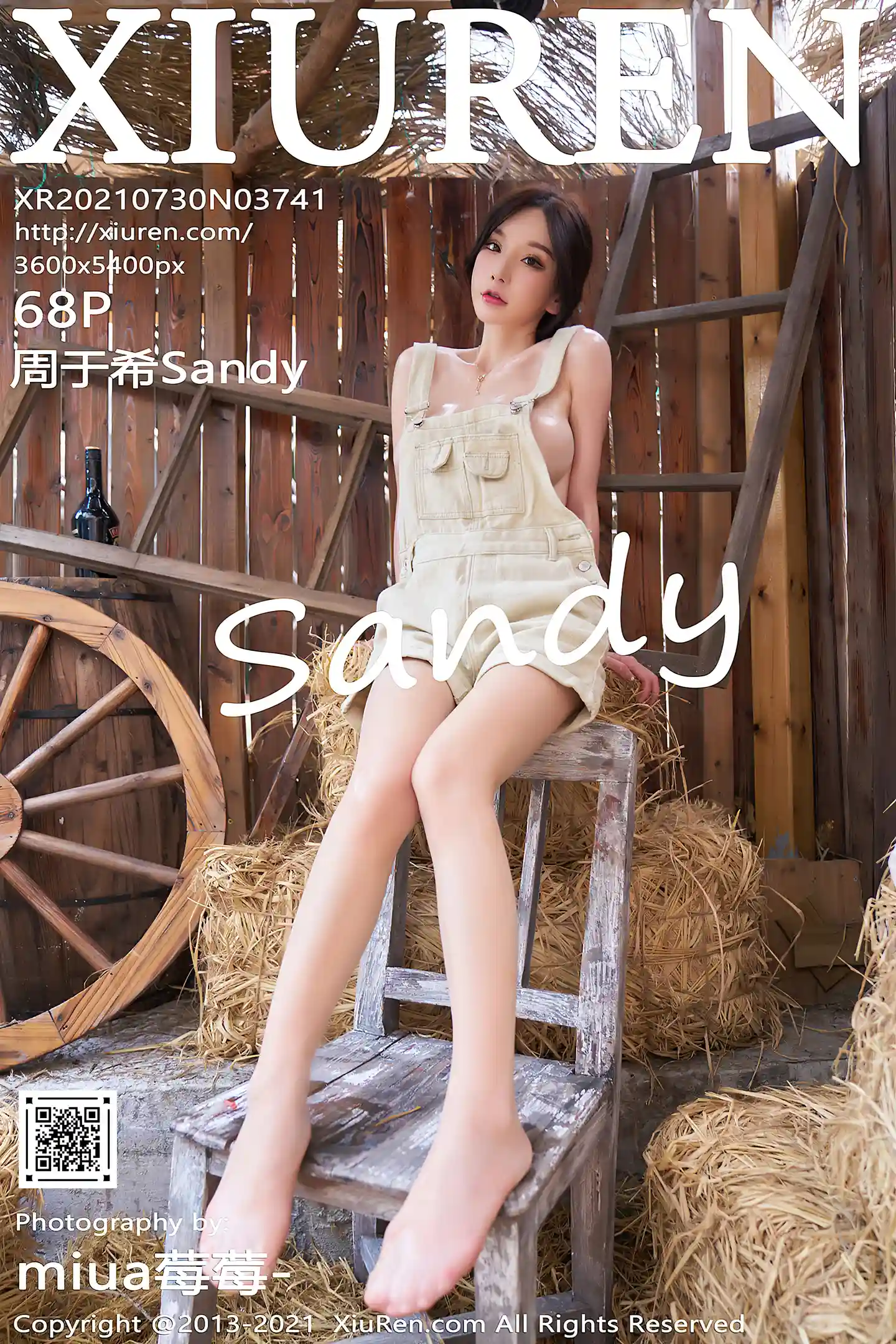 [XiuRen秀人网]No.3741_女神周于希Sandy西部农场主题真空背带牛仔秀诱人胴体诱惑写真68P-秀人网 - XiuRen.Space